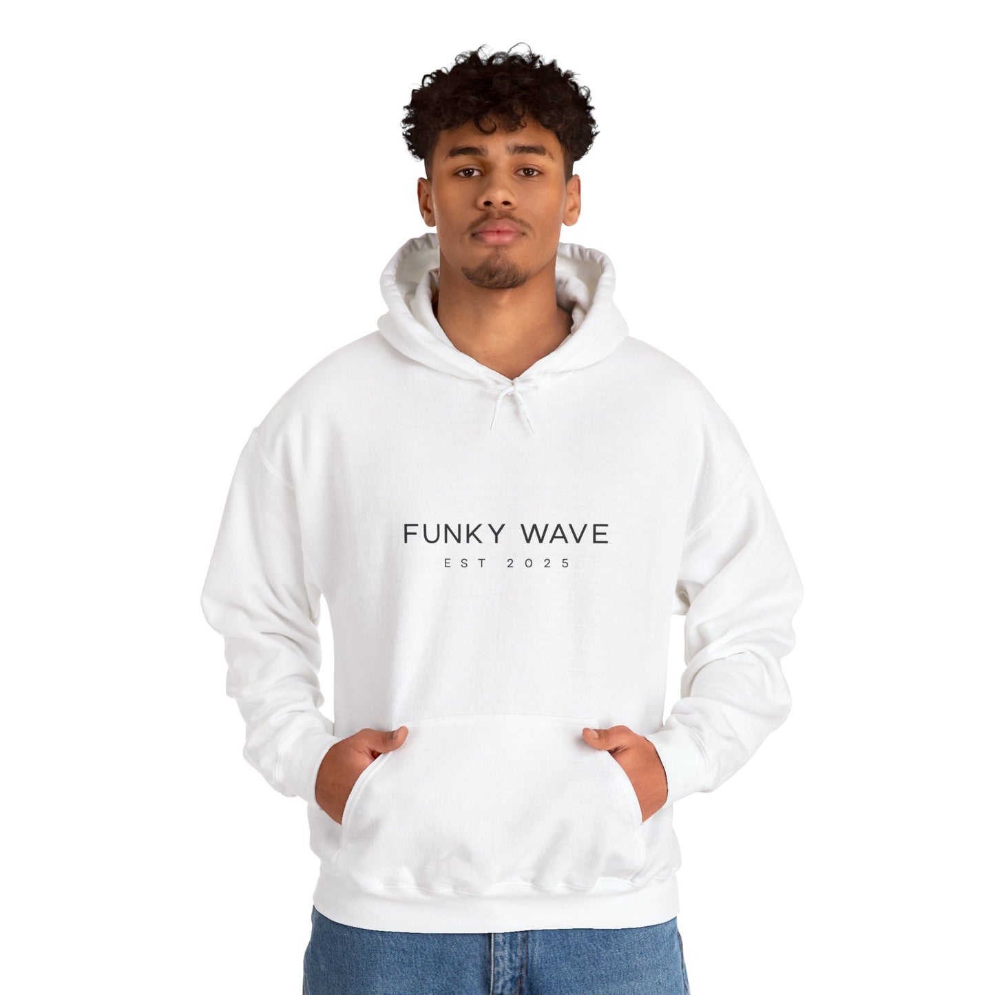 Funky Wave Unisex Hoodie | Streetwear, Graphic Sweatshirt, Casual Loungewear, Gift for Him/Her, Unique Artwear