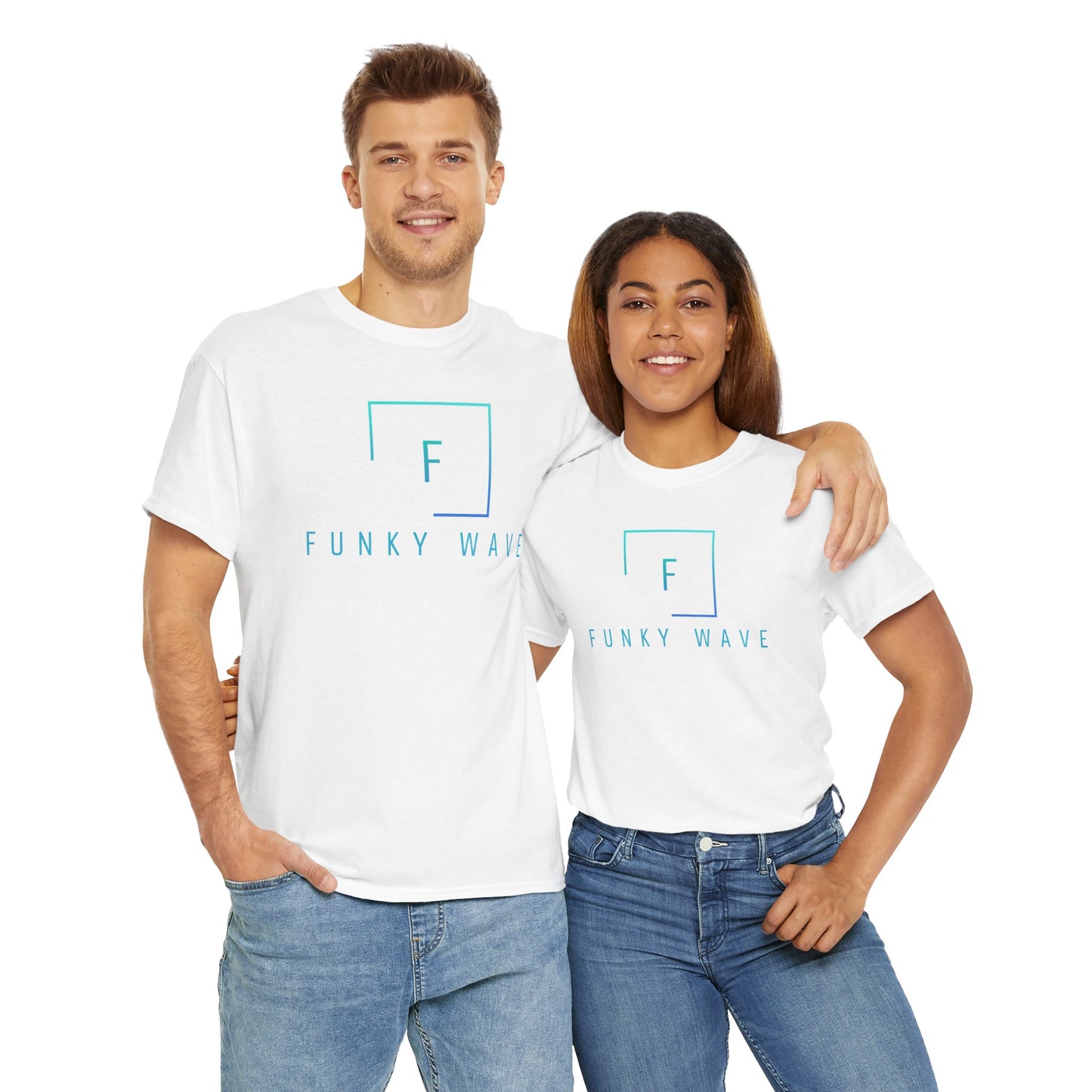 Funky Wave Graphic Tee, Unisex Heavy Cotton T-Shirt, Casual Wear, Street Style Fashion, Gift for Music Lovers