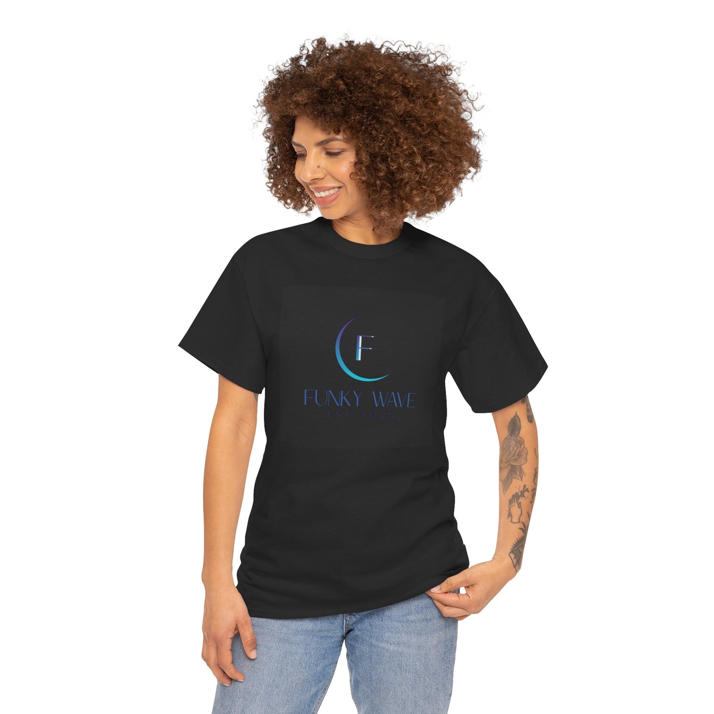 Funky wave Unisex Heavy Cotton Tee