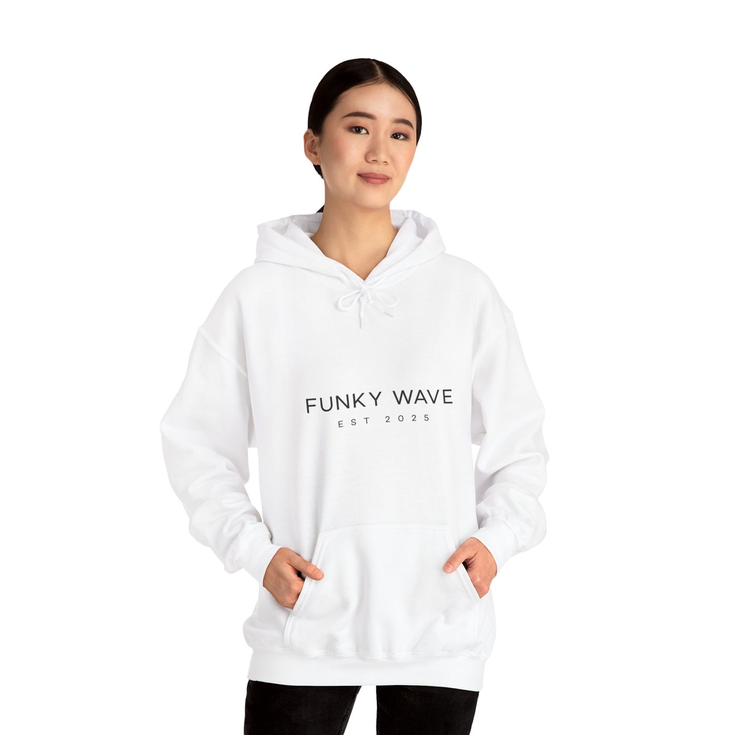 Funky Wave Unisex Hoodie | Streetwear, Graphic Sweatshirt, Casual Loungewear, Gift for Him/Her, Unique Artwear