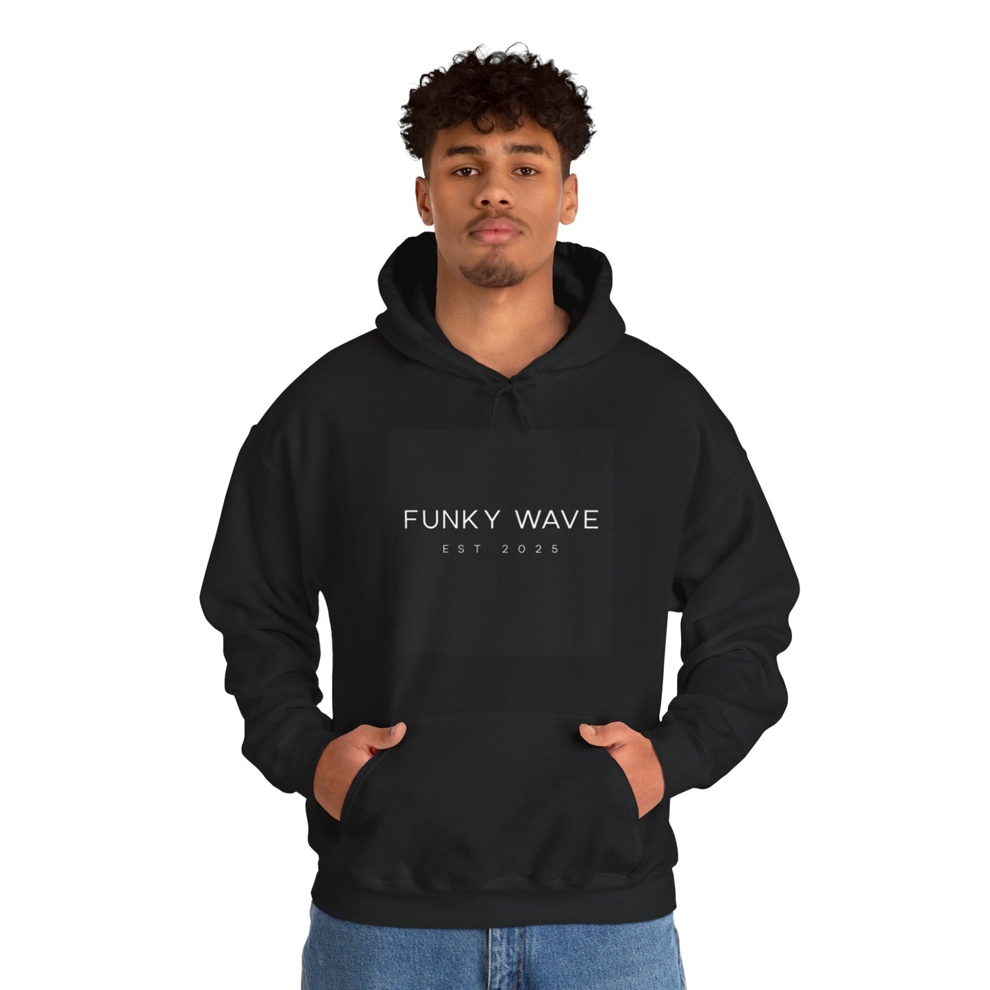 Funky Wave Unisex Hoodie | Streetwear, Graphic Sweatshirt, Casual Loungewear, Gift for Him/Her, Unique Artwear