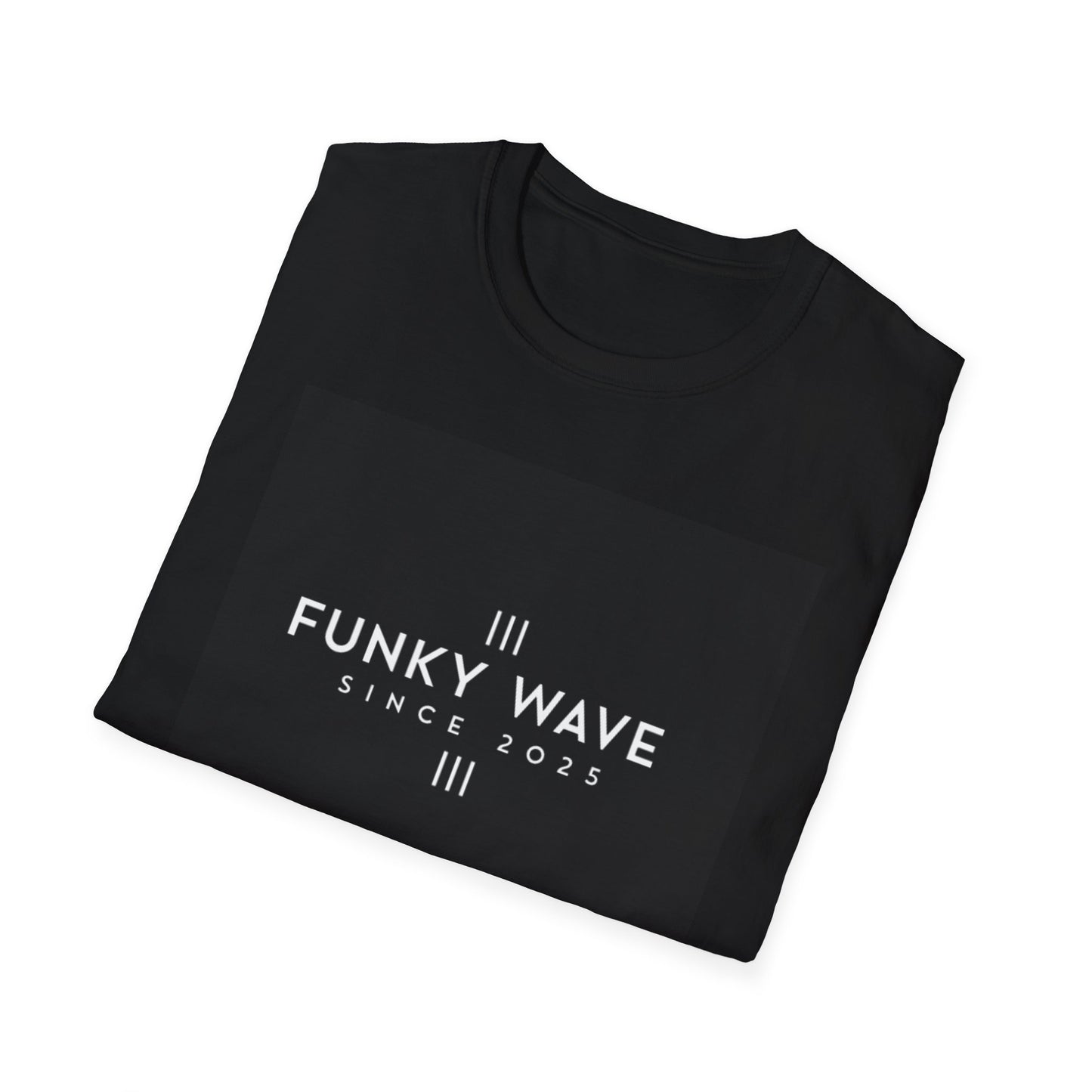 Funky wave Vintage Angel Graphic T-Shirt - Unisex Softstyle Tee, Boho Chic Fashion, Gift for Him/Her, Casual Wear, Spiritual Inspiration