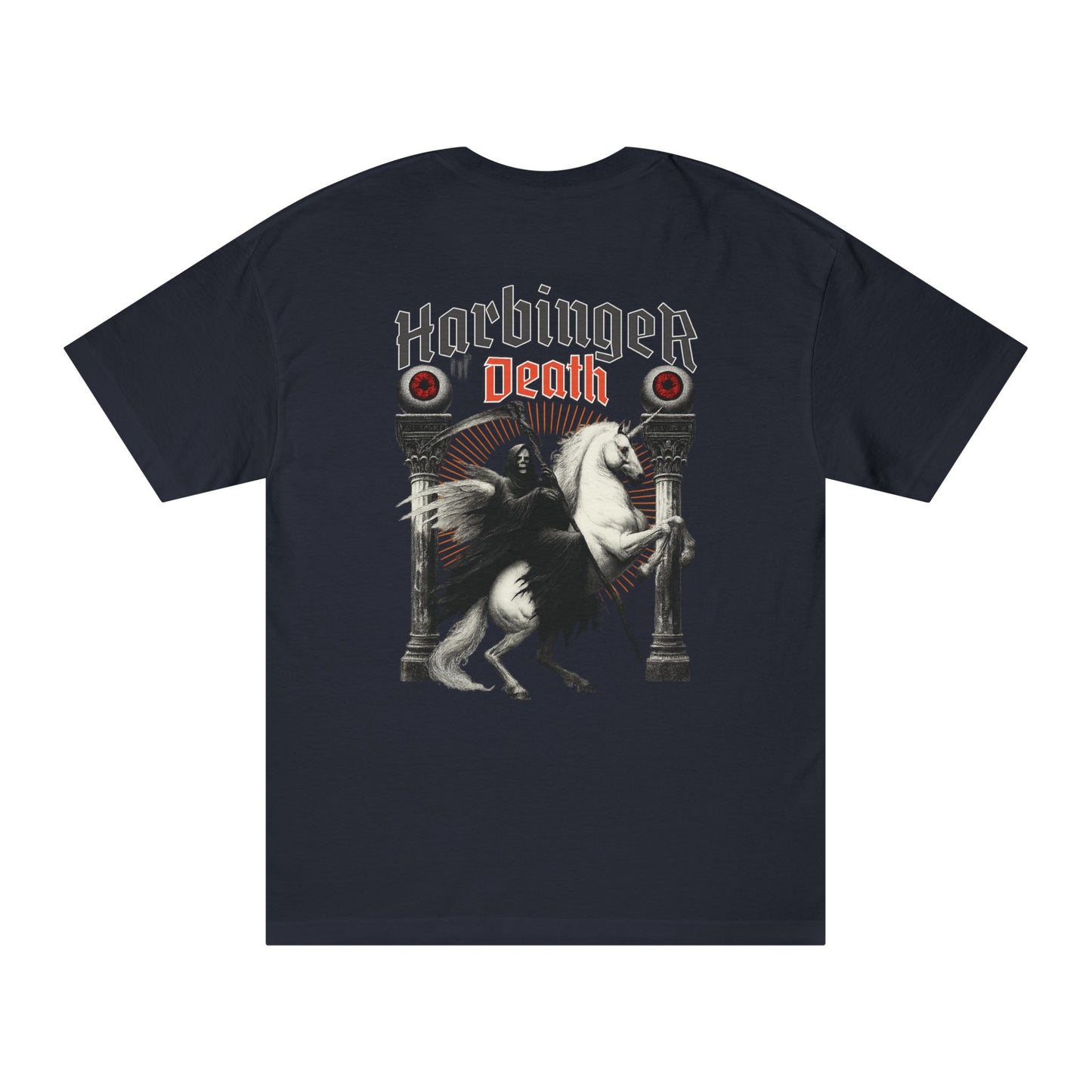 Funky wave Gothic Graphic Tee - Unisex Classic Tee with Skull and Flowers, Perfect for Halloween, Alt Fashion, Gifts for Him/Her, Mortality Theme