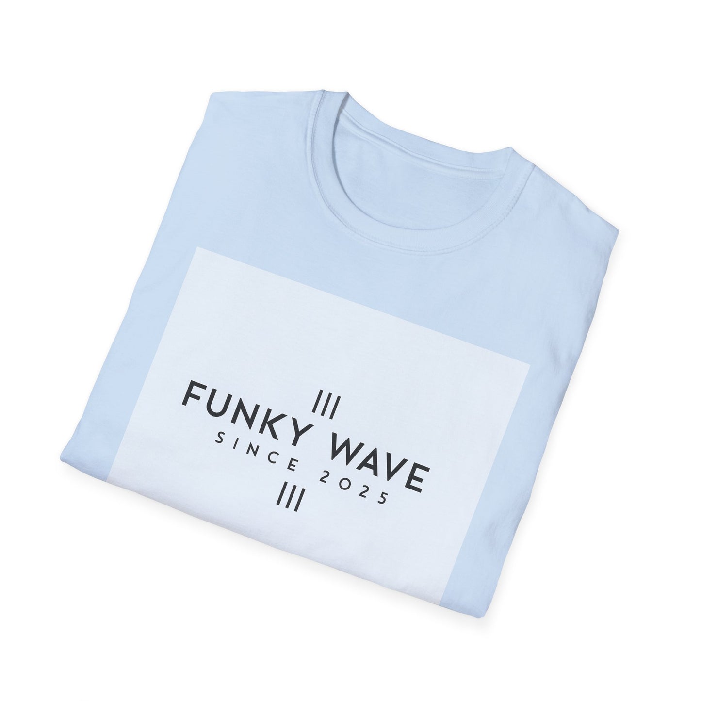 Funky wave Vintage Angel Graphic T-Shirt - Unisex Softstyle Tee, Boho Chic Fashion, Gift for Him/Her, Casual Wear, Spiritual Inspiration
