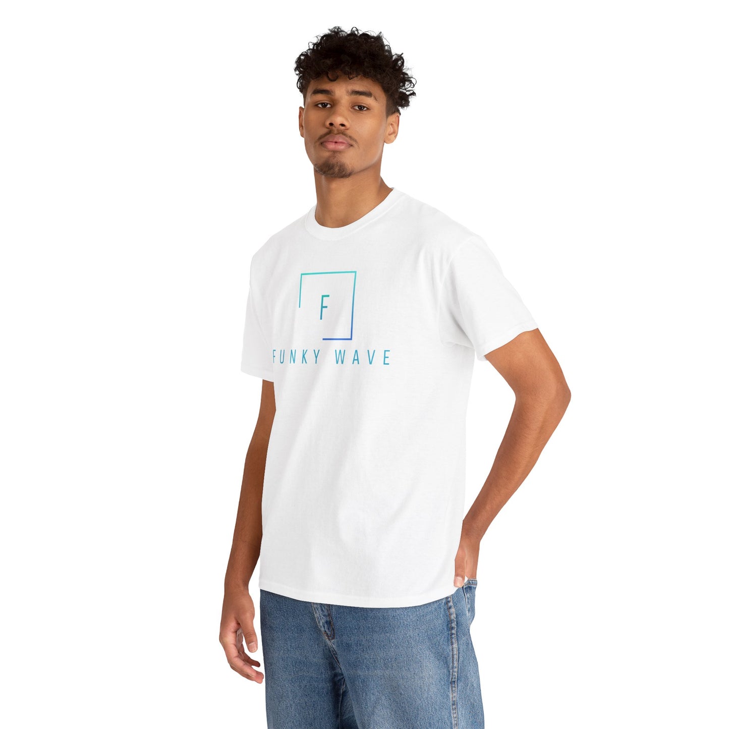 Funky Wave Graphic Tee, Unisex Heavy Cotton T-Shirt, Casual Wear, Street Style Fashion, Gift for Music Lovers