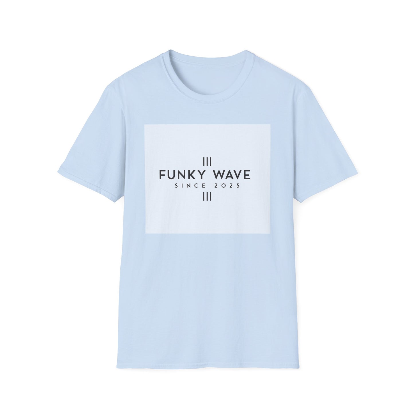 Funky wave Vintage Angel Graphic T-Shirt - Unisex Softstyle Tee, Boho Chic Fashion, Gift for Him/Her, Casual Wear, Spiritual Inspiration