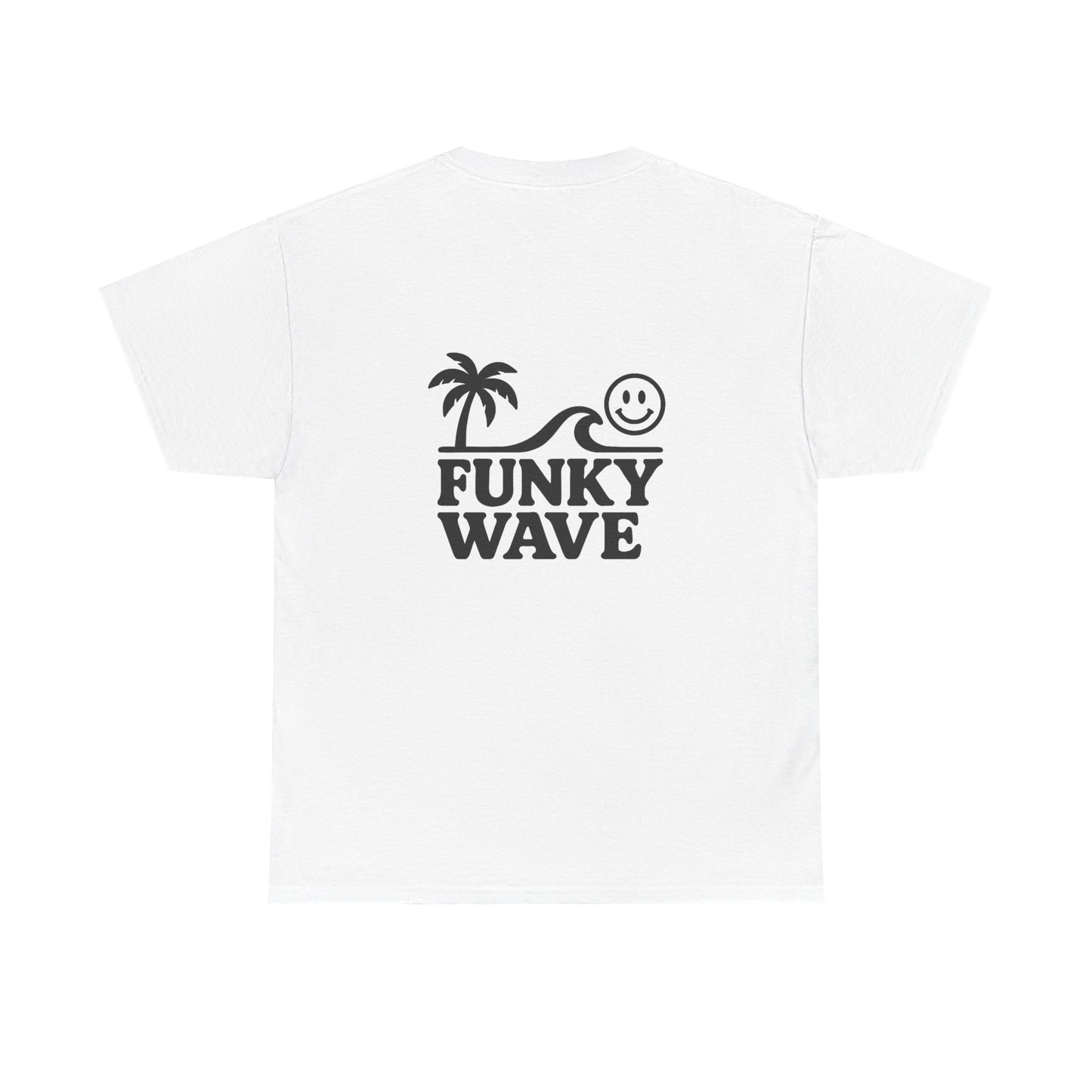 Funky Wave Unisex Tee - Retro Beach Vibes, Surf Style Shirt, Casual Summer Outfit, Gift for Beach Lovers, Trendy Graphic Tee