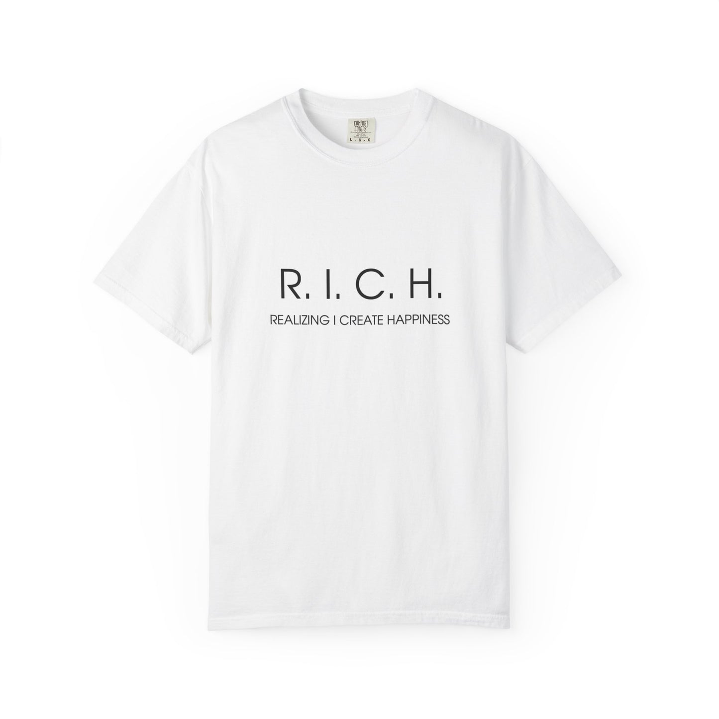 Unisex Space Printed -Dyed T-shirt