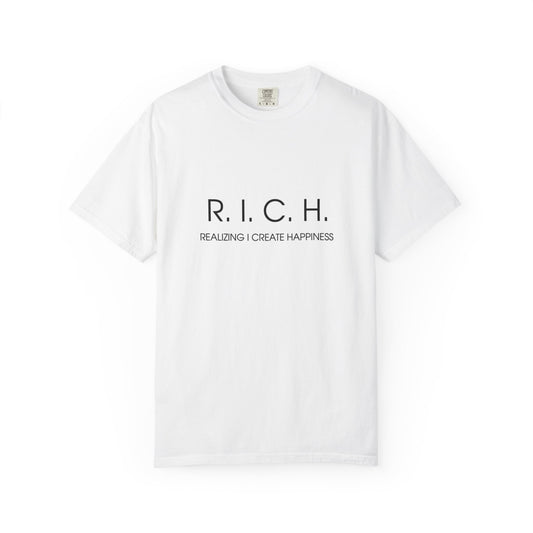 Unisex Space Printed -Dyed T-shirt