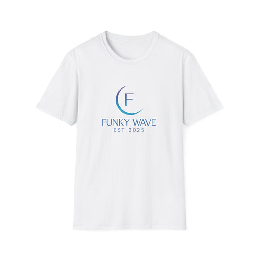 Funky Wave Unisex Softstyle T-Shirt, Casual Tee, Graphic Shirt, Summer Fashion, Gift for Music Lovers, Relaxed Fit