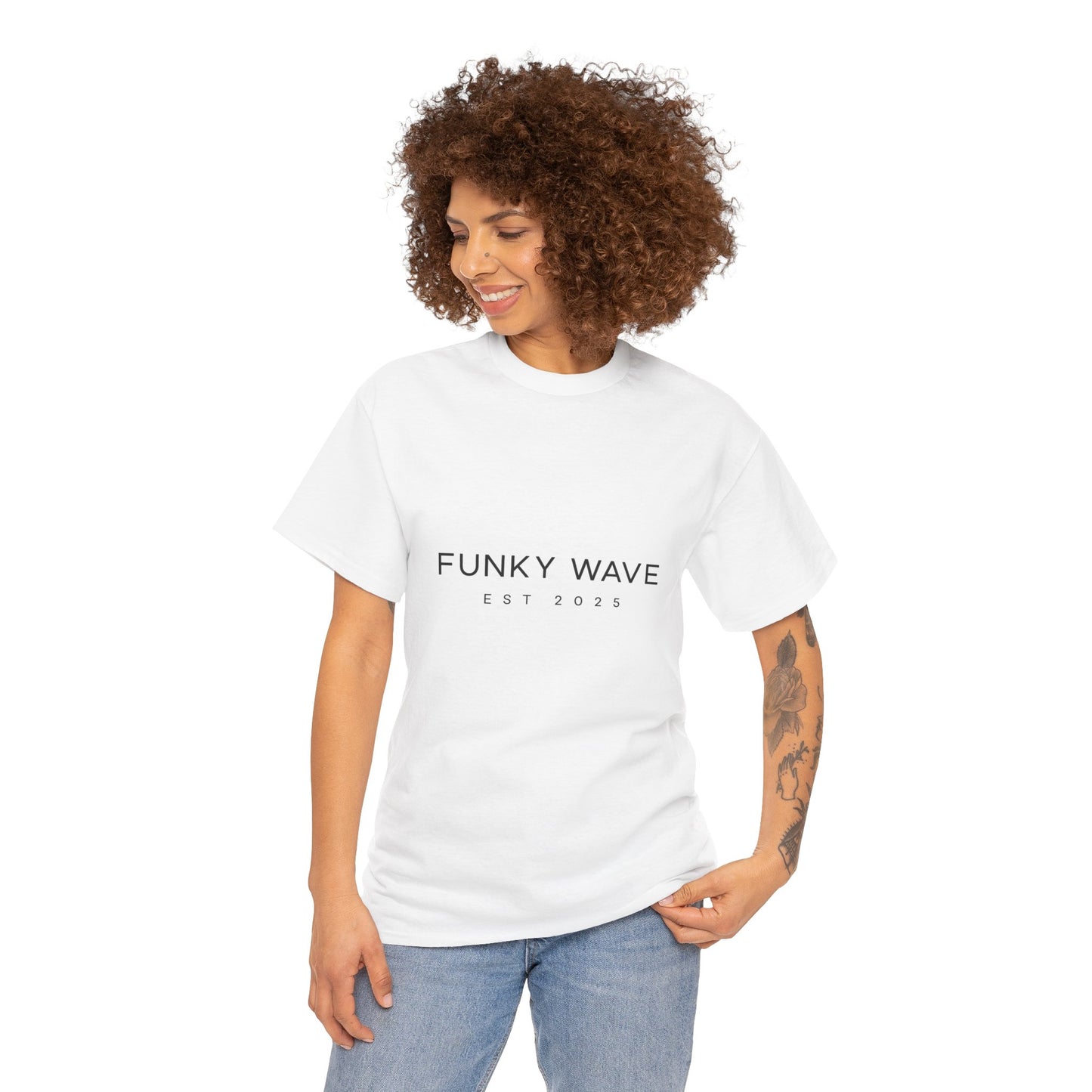 Funky Wave Unisex Tee - Retro Beach Vibes, Surf Style Shirt, Casual Summer Outfit, Gift for Beach Lovers, Trendy Graphic Tee